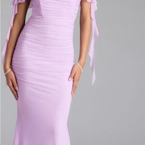 Windsor Lavender Long Sleeve Dress